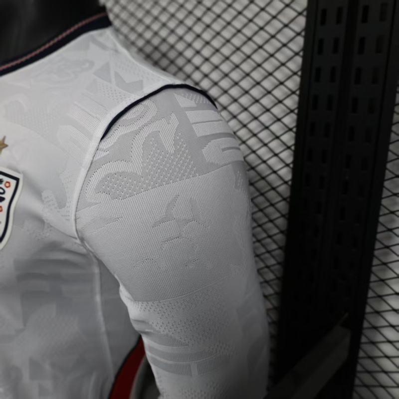 2026 England Home Jersey Player Version Long Sleeve