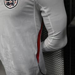2026 England Home Jersey Player Version Long Sleeve