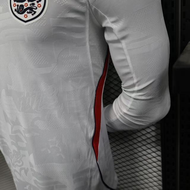 2026 England Home Jersey Player Version Long Sleeve