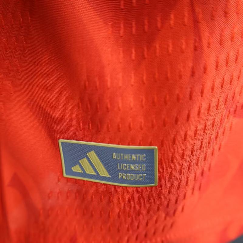 2026 Belgium Home Jersey Player Version Long Sleeve