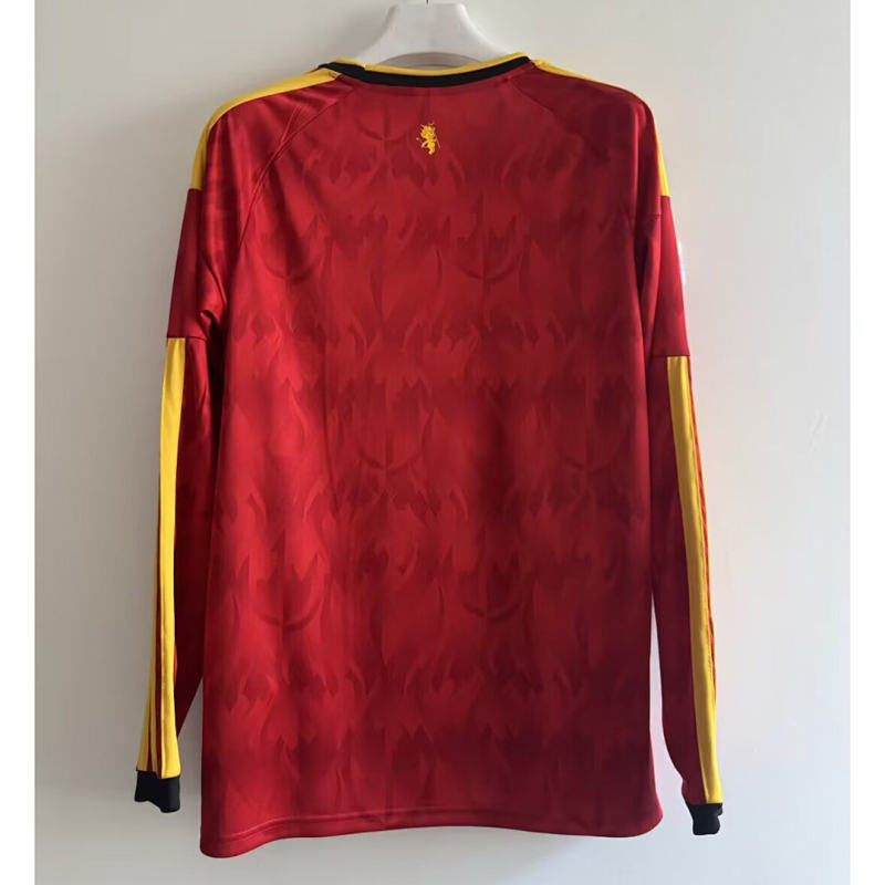 2026 Belgium Home Jersey Long Sleeve