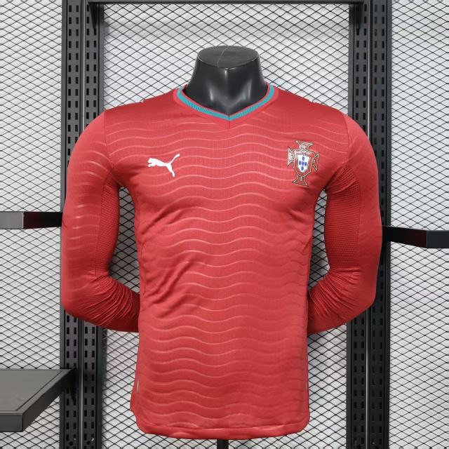 2026 World Cup Portugal Home Jersey Long Sleeve Player Version 