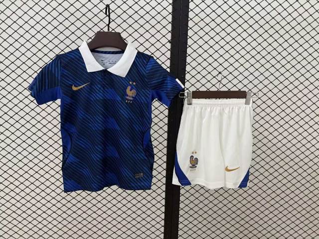 2026 World Cup France Home Kids Jersey 
