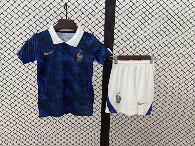 2026 World Cup France Home Kids Jersey 