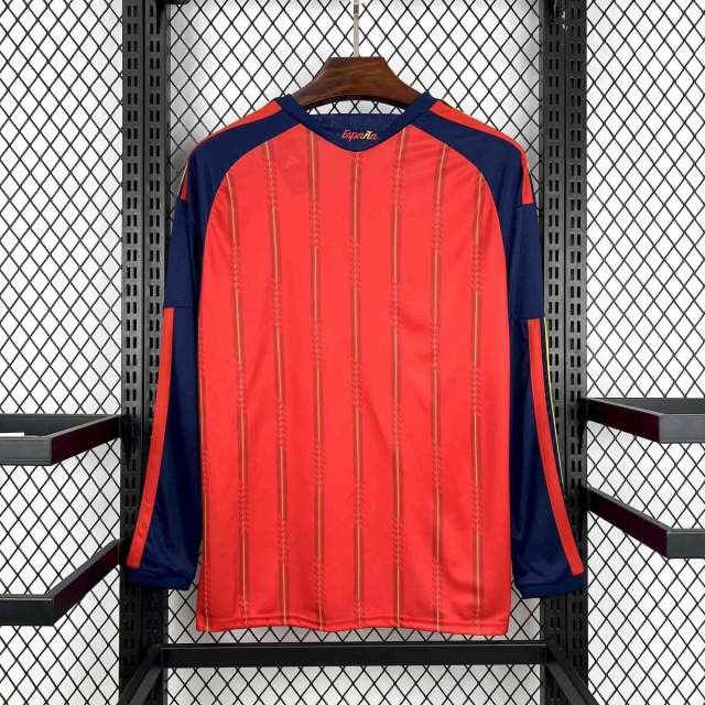 2026 World Cup Spain Home Jersey Long Sleeve