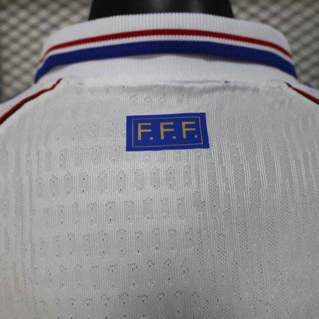 1998 World Cup France Away Retro Jersey Player Version Final