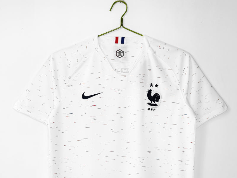 2018 World Cup France Away Champion 2 Stars Retro Jersey