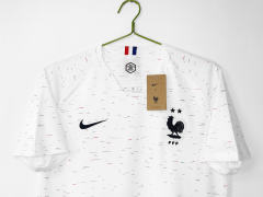 2018 World Cup France Away Champion 2 Stars Retro Jersey