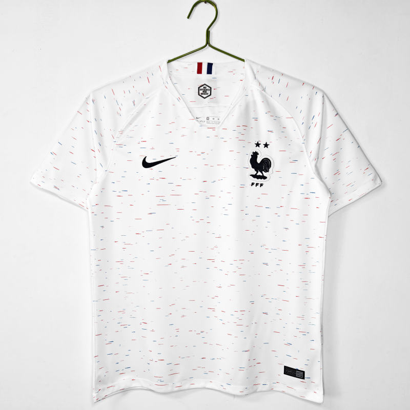 2018 World Cup France Away Champion 2 Stars Retro Jersey