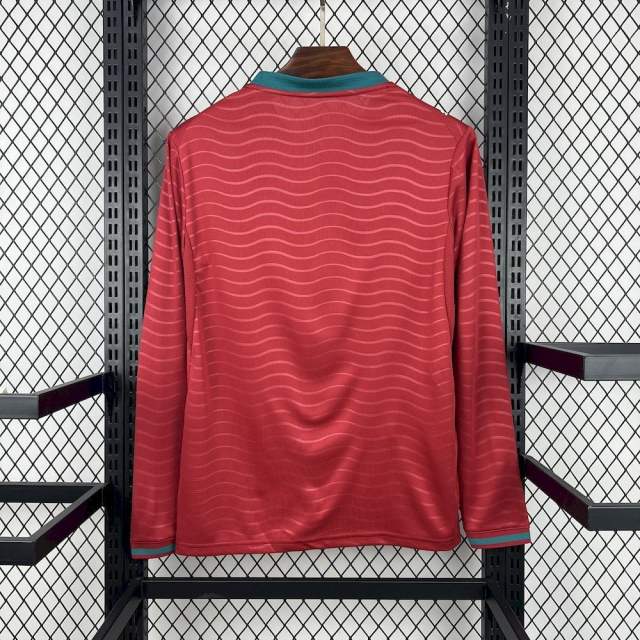 2026 World Cup Portugal Home Jersey Long Sleeve 