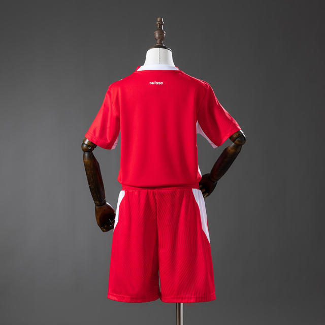 2026 World Cup Switzerland Home Kids Jersey
