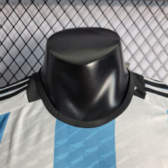 2022 World Cup Argentina 2-Star Home Retro Jersey Player Version