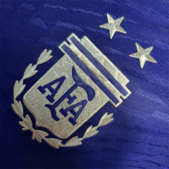 2022 World Cup Argentina Away 2-Star Retro Jersey Player Version