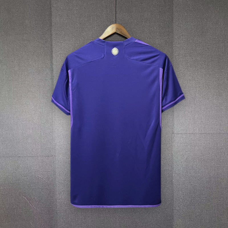 2022 World Cup Argentina Away 3-Star Retro Jersey 