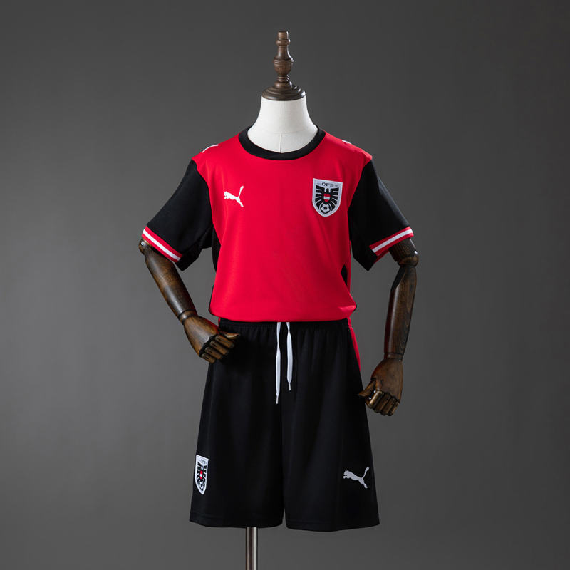 2026 World Cup Austria Home Kids Jersey