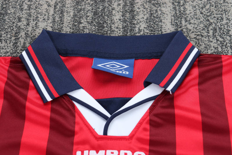 1998 World Cup England Away Retro Kids Jersey