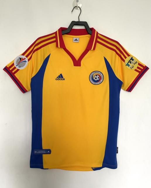 2000 UEFA Euro Romania Home Retro Jersey 