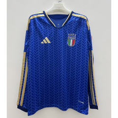 2026 World Cup Italy Home Jersey Long Sleeve