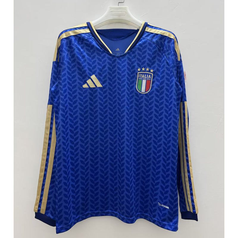 2026 World Cup Italy Home Jersey Long Sleeve
