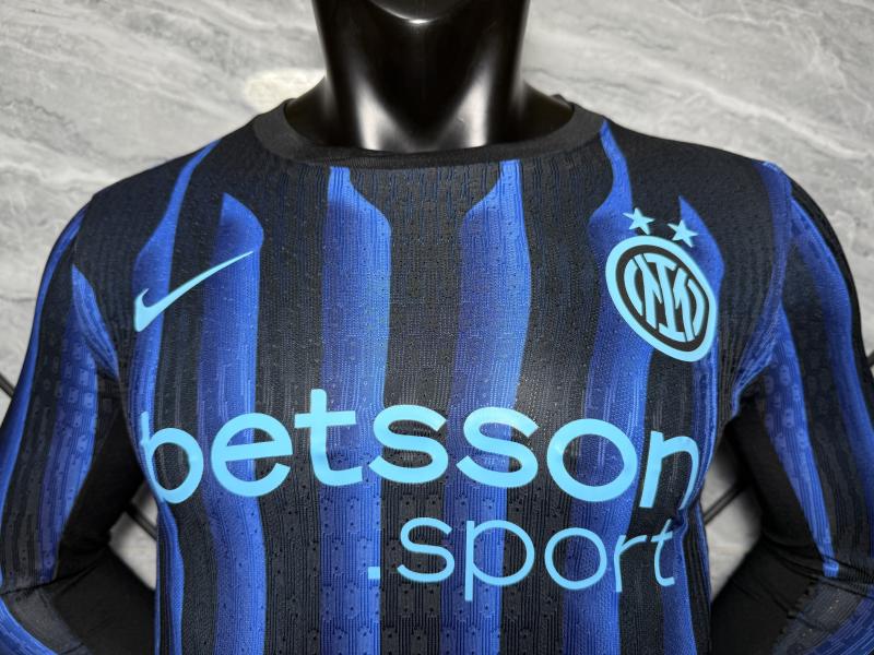 2025/26 Inter Milan Home Long Sleeved Jersey Player Version