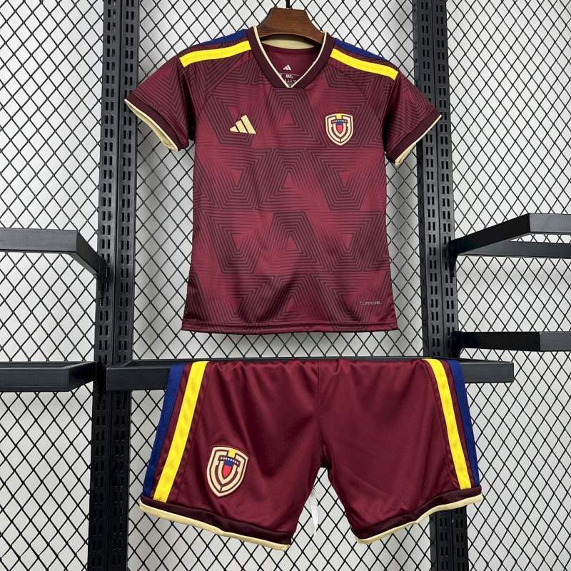 2026 World Cup Venezuela Home Kids Jersey 