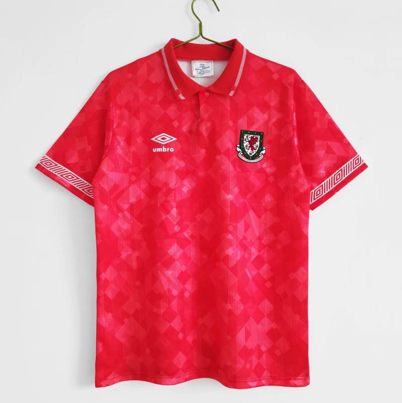 1990/92 Wales Home Retro Jersey 