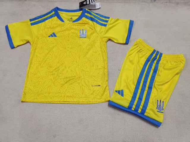 2026 World Cup Ukraine Home Kids Jersey