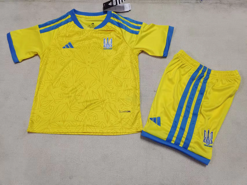 2026 World Cup Ukraine Home Kids Jersey