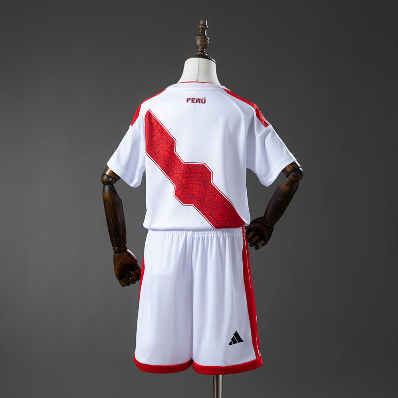 2026 World Cup Peru Home Kids Jersey 