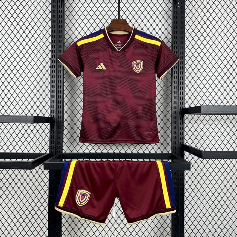 2026 World Cup Venezuela Home Kids Jersey 