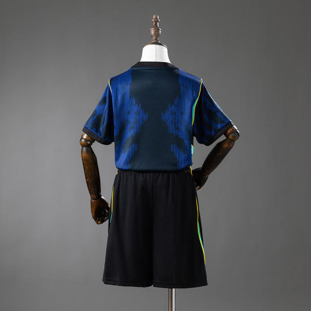 2026 World Cup Brazil Away Kids Jersey 