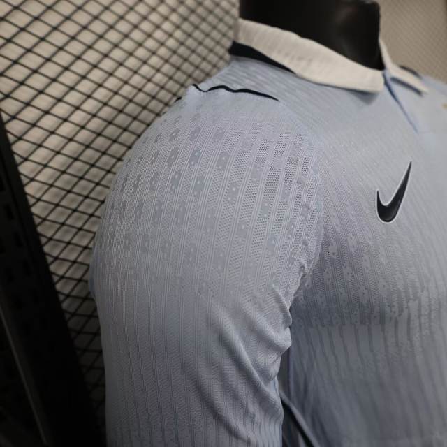 2026 World Cup Uruguay Home Jersey Player Version Long Sleeve