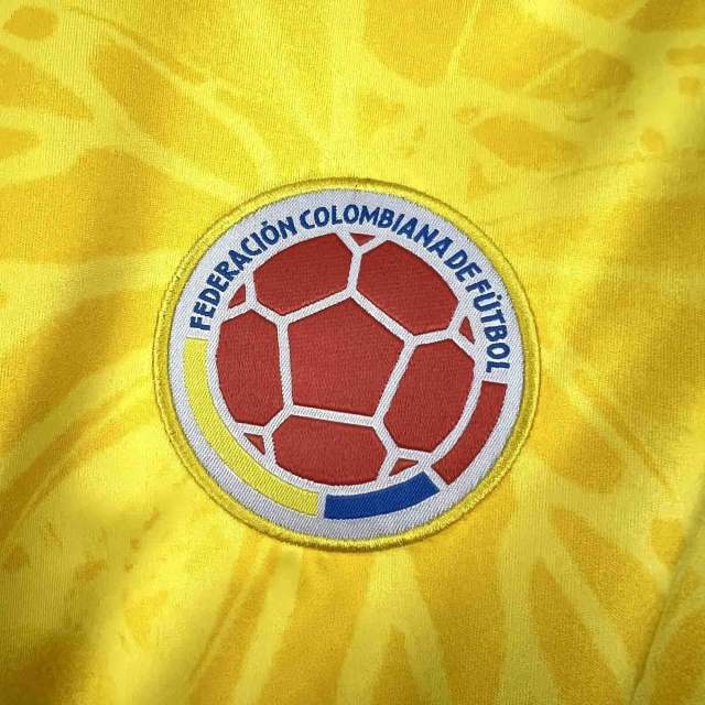 2026 World Cup Colombia Home Jersey Long Sleeve