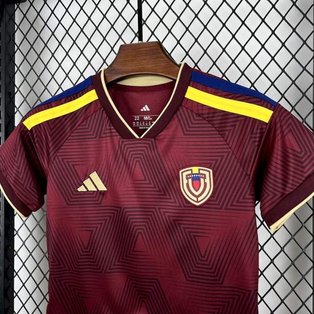 2026 World Cup Venezuela Home Kids Jersey 