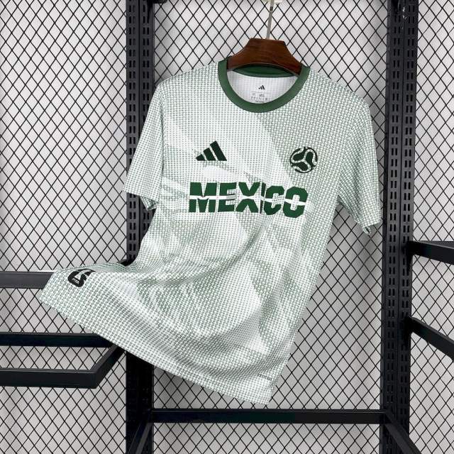 2026 World Cup Mexico Green and White Jersey