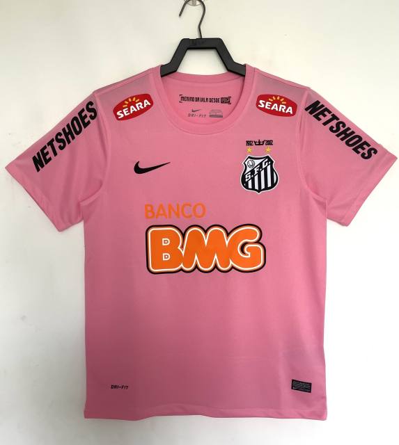 2012/13 Santos FC Away Pink Retro Jersey