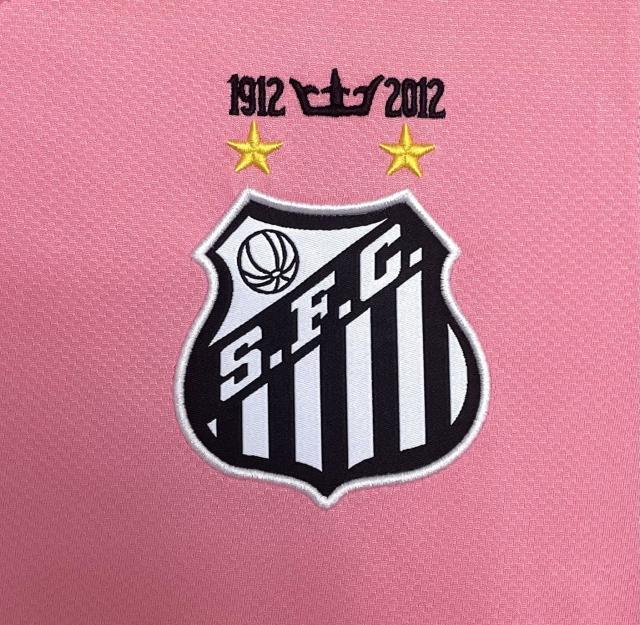 2012/13 Santos FC Away Pink Retro Jersey