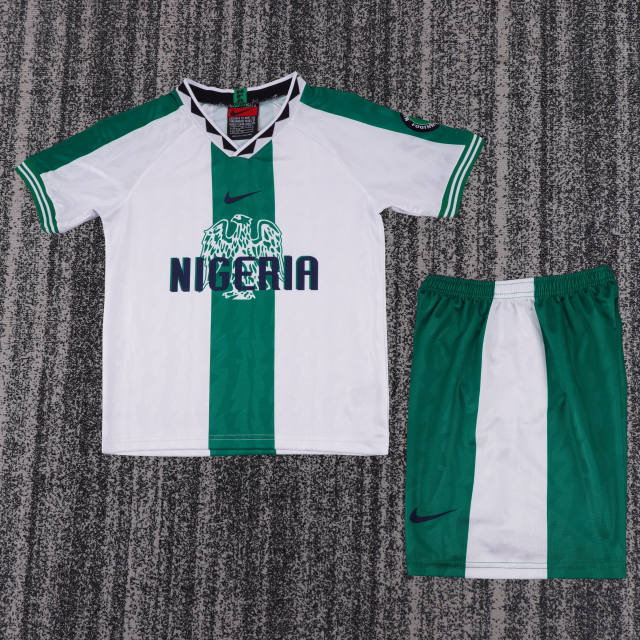 1996 Nigeria Away Retro Kids Jersey 