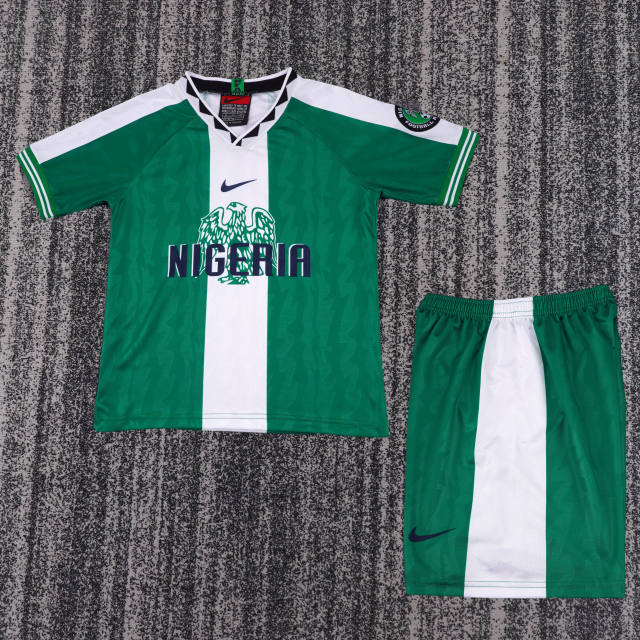 1996 Nigeria Home Retro Kids Jersey 