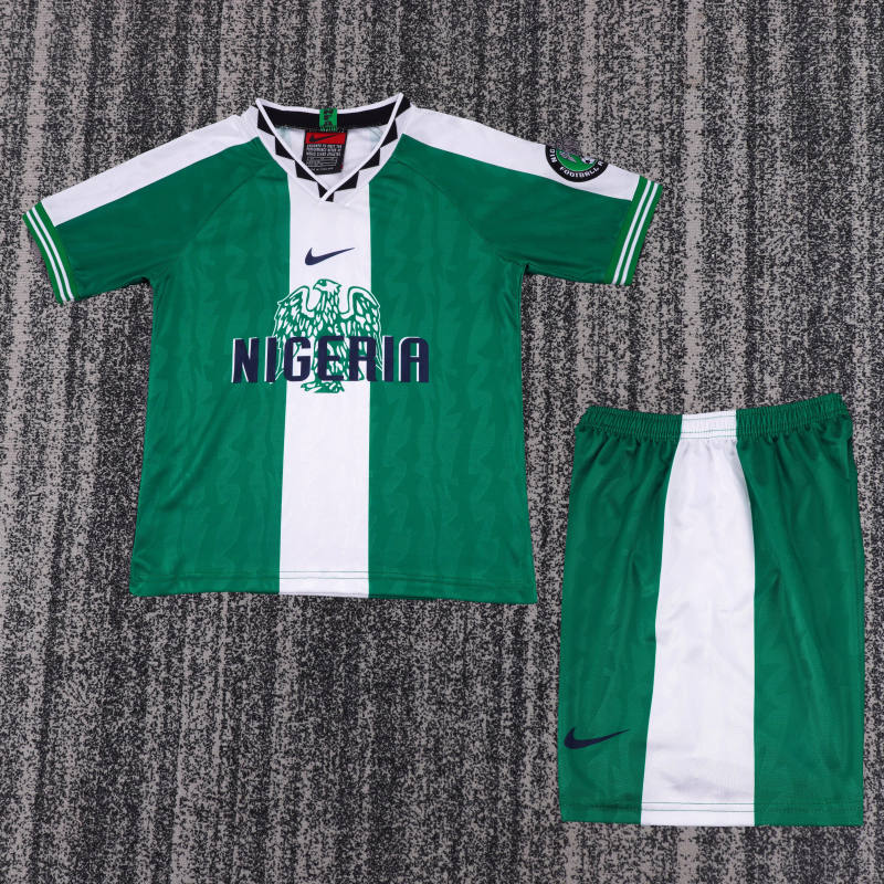 1996 Nigeria Home Retro Kids Jersey 