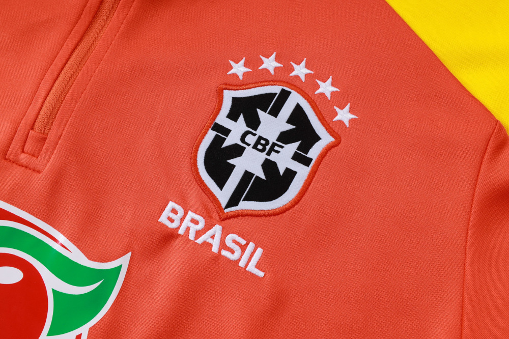 2025/26 Brazil Kids Long sleeves Training Set