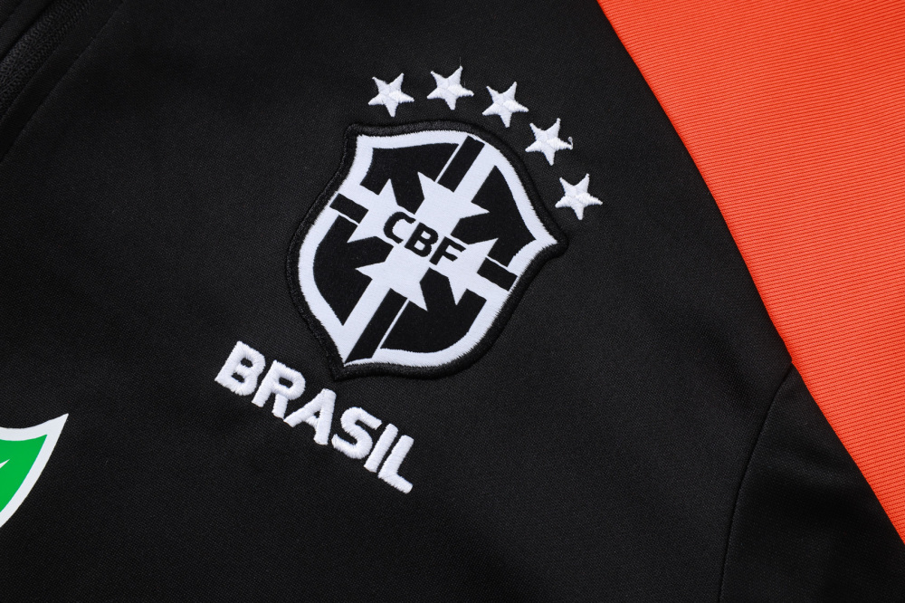 2025/26 Brazil Kids Long sleeves Training Set