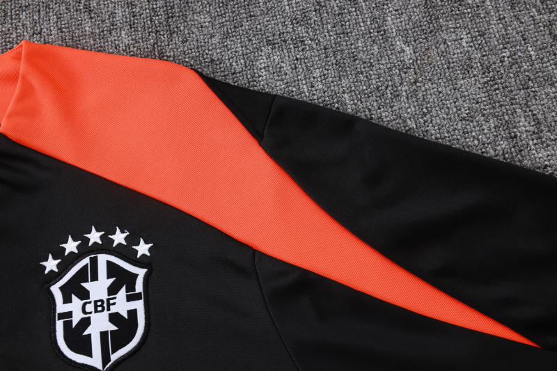 2025/26 Brazil Kids Long sleeves Training Set