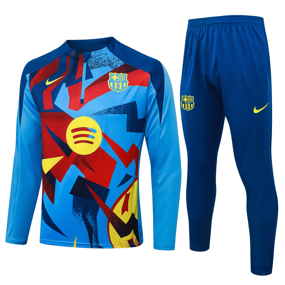 2025/26 Barcelona Kids Long sleeves Training Set