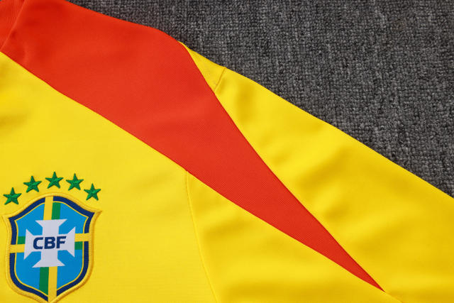 2025/26 Brazil Kids Long sleeves Training Set