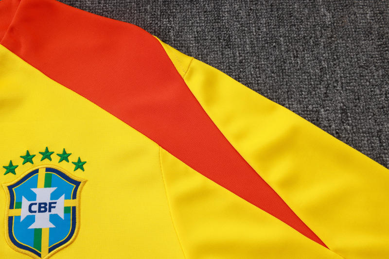 2025/26 Brazil Kids Long sleeves Training Set