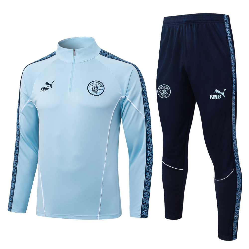 2025/26 Manchester City Kids Long sleeves Training Set