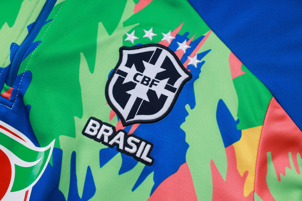 2025/26 Brazil Kids Long sleeves Training Set