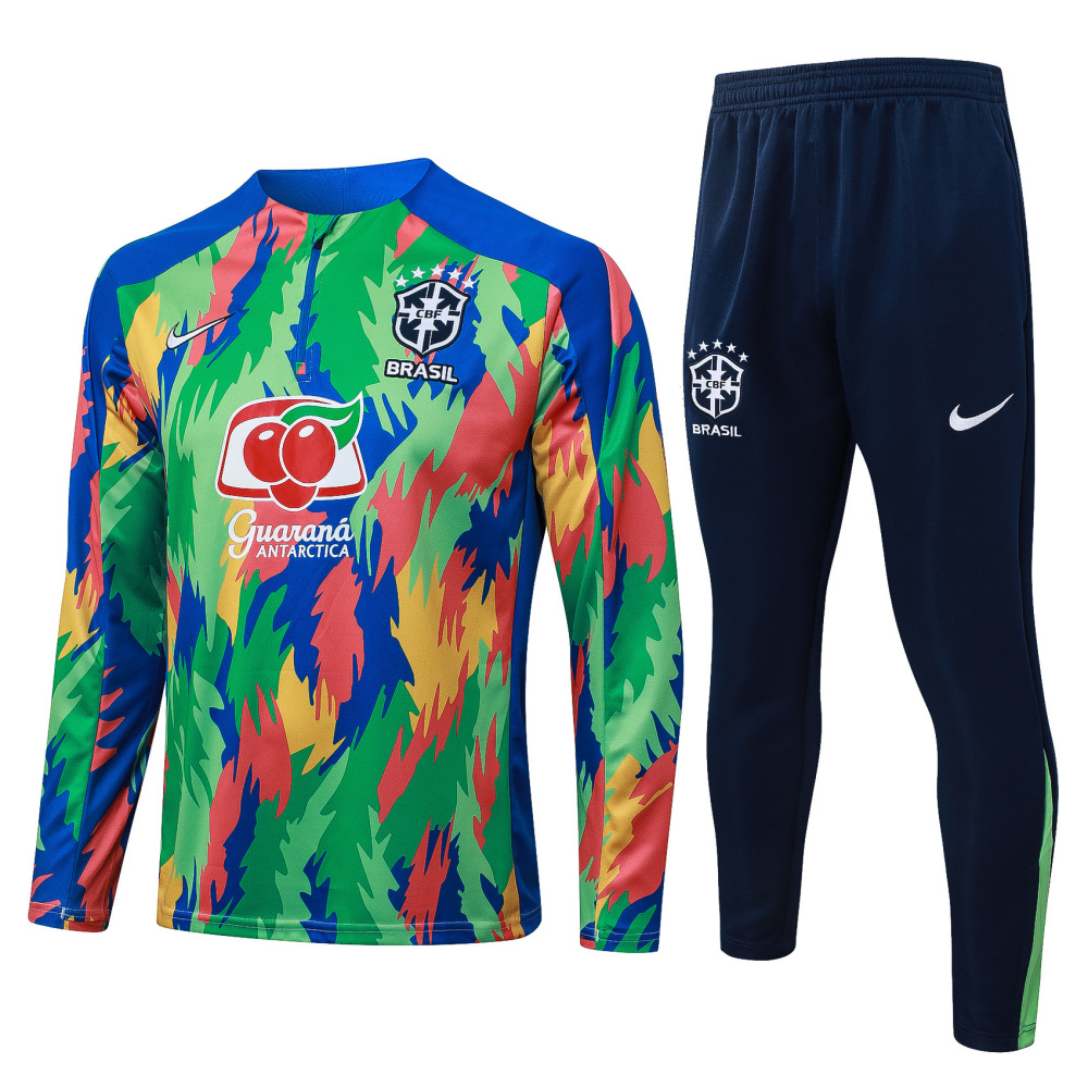 2025/26 Brazil Kids Long sleeves Training Set