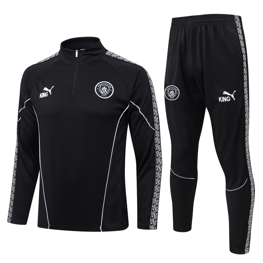 2025/26 PManchester City SG Kids Long sleeves Training Set